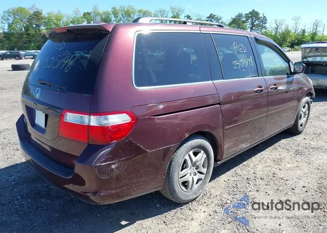 2007 Honda Odyssey Ex-L from USA, damaged, VIN 5FNRL38797B426945